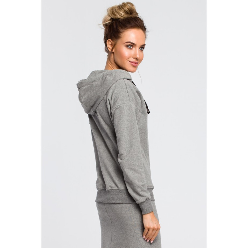 M420 Warm zip-up hoodie - gray