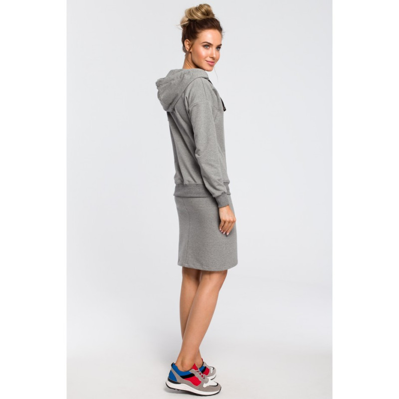 M420 Warm zip-up hoodie - gray