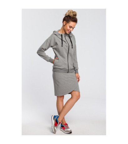 M420 Warm zip-up hoodie - gray