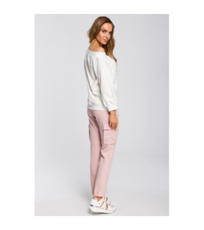 M425 Women's tapered pants with pockets - powder blue