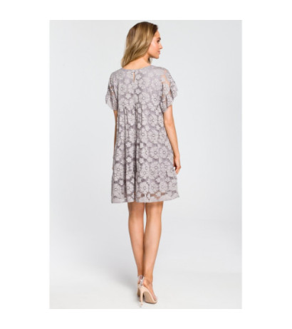 M430 Airy lace dress - gray