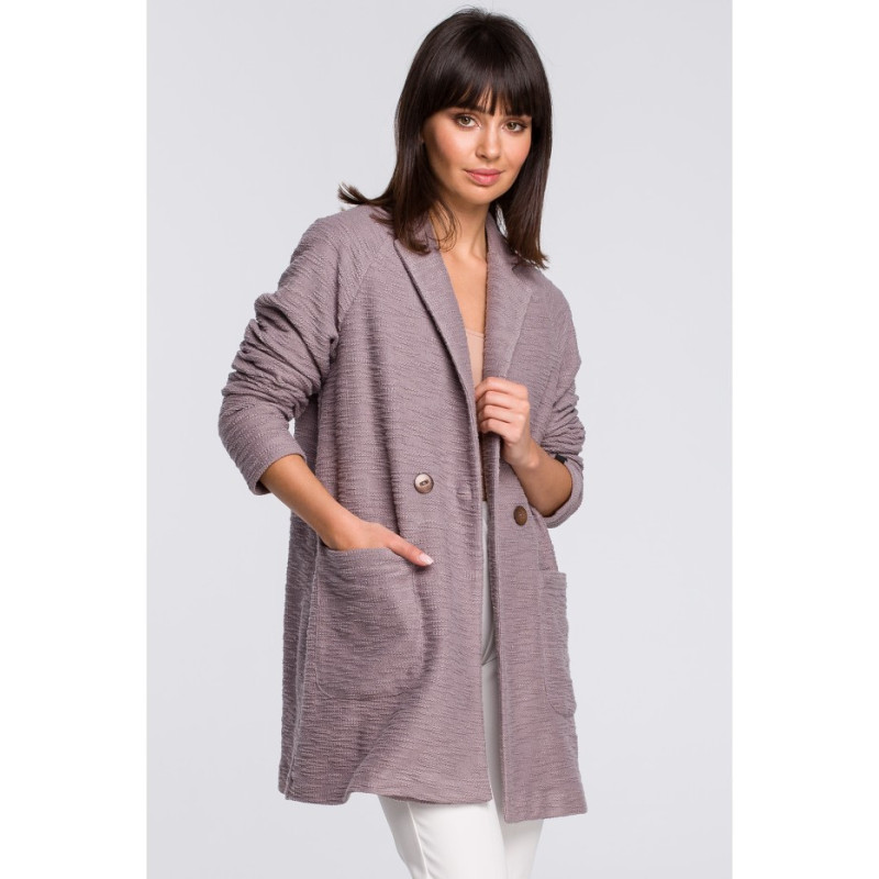 B099 One-button coat - gray