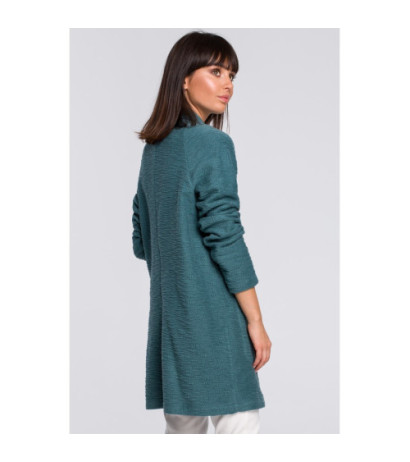 B099 One button coat - turquoise