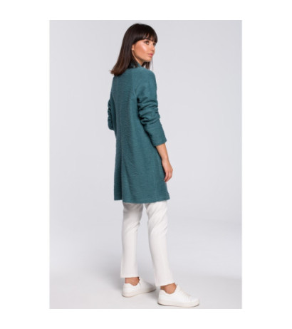 B099 One button coat - turquoise