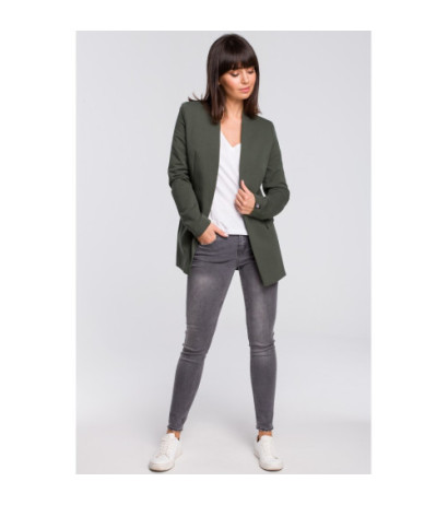 B103 Knitted jacket plus size - military-green