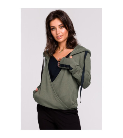 B127 Hooded sweatshirt with...