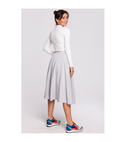 B130 Midi flared skirt - gray