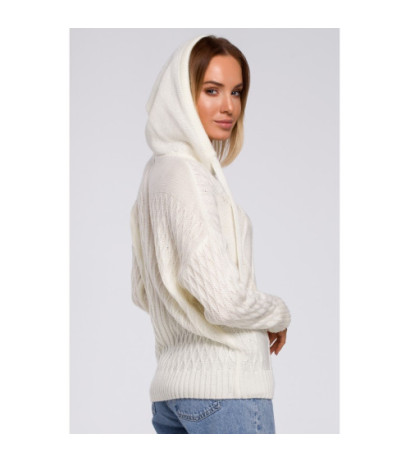 M540 Hooded Sweater - ecru