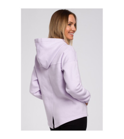 M550 Zippered hooded sweatshirt - lilac