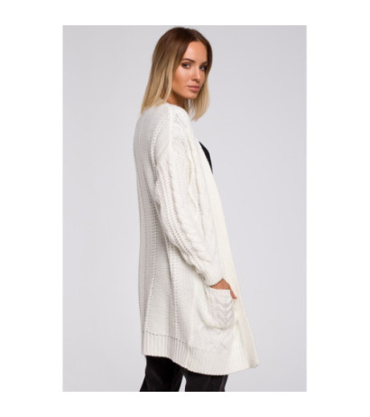 M555 Unbuttoned cardigan - ecru