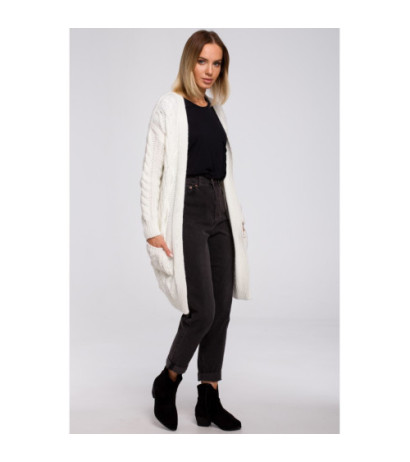 M555 Unbuttoned cardigan - ecru