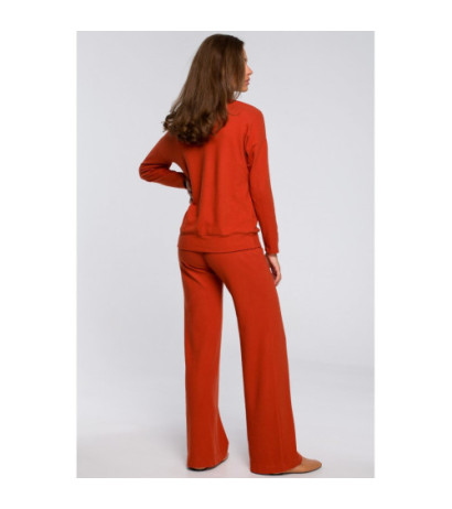 S249 Knitted pants - red