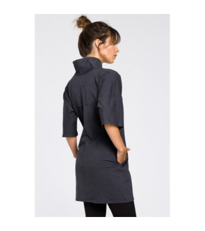 B043 Modern kimono tunic - graphite