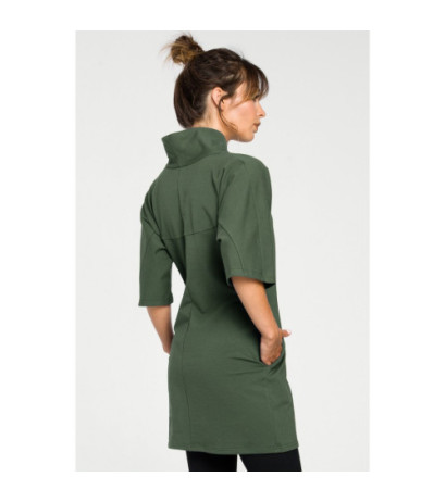 B043 Modern kimono tunic - military green