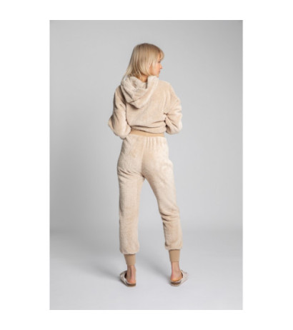 LA004 Plush jogger pants - cappuccino