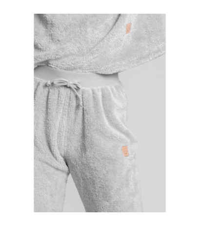 LA004 Plush jogger pants - ashen