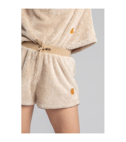 LA005 Plush shorts - cappuccino