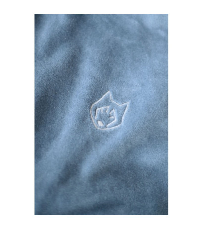 LA013 Velour sweatshirt with bat sleeves - blue