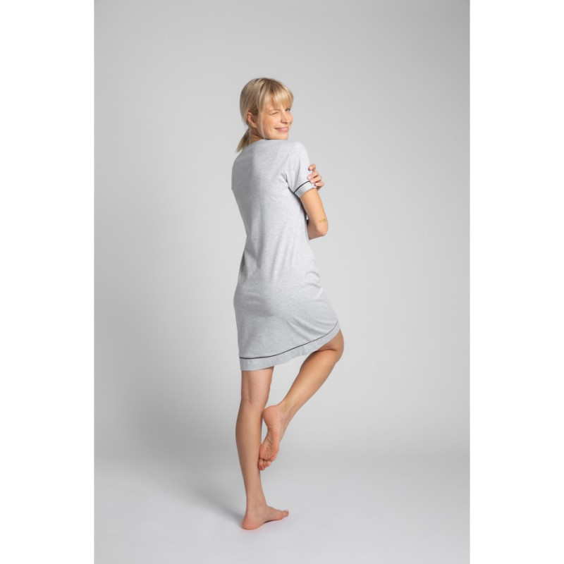 LA021 Cotton nightgown - ashen