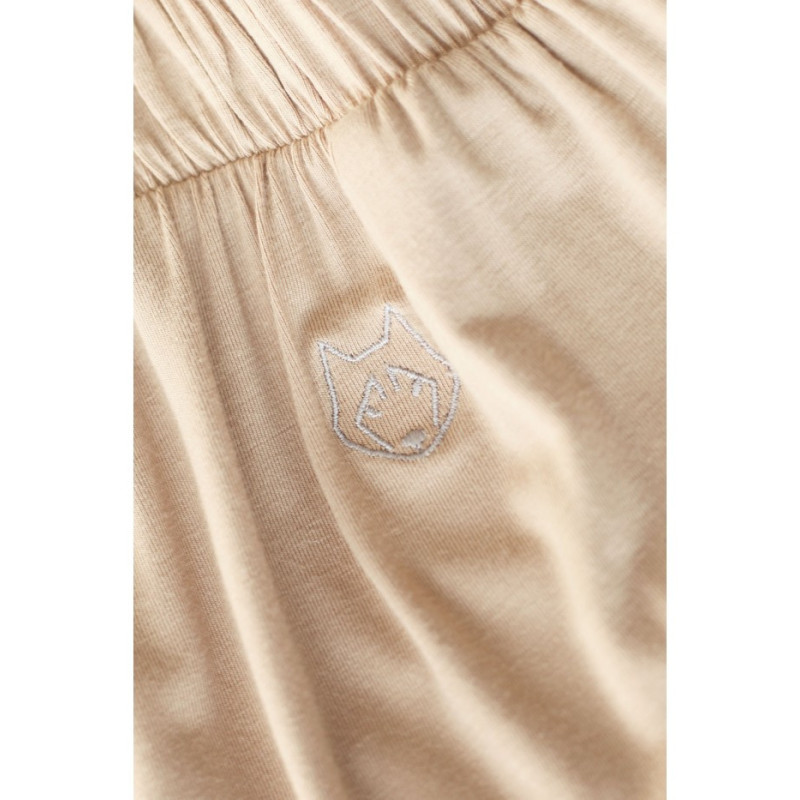 LA025 Sleeping pants with narrow legs - cappuccino