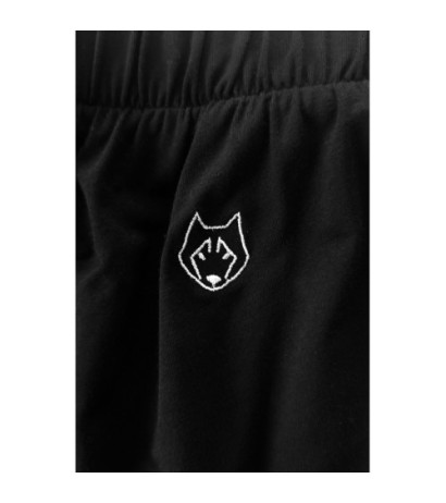 LA025 Sleeping pants with slim legs - black