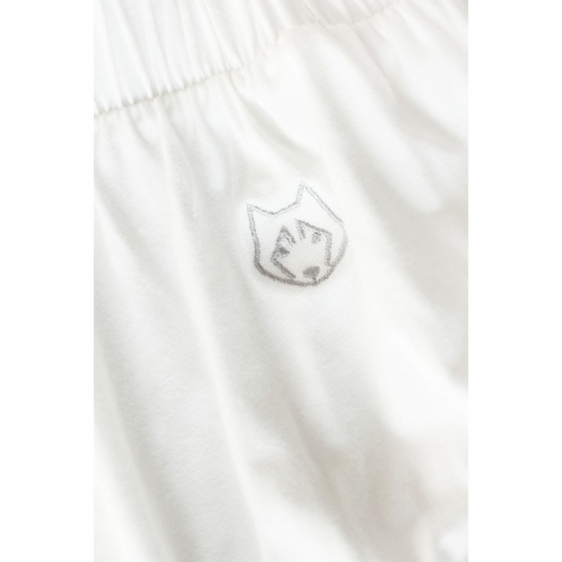 LA025 Sleeping pants with narrow legs - ecru