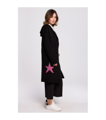 BK063 Cardigan with star...