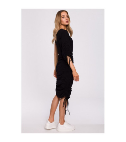 M580 One Shoulder Dress - black