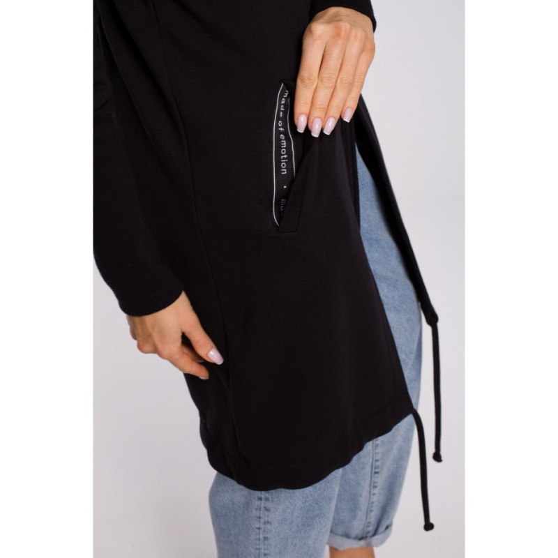 M582 Long Hooded Sweatshirt - black