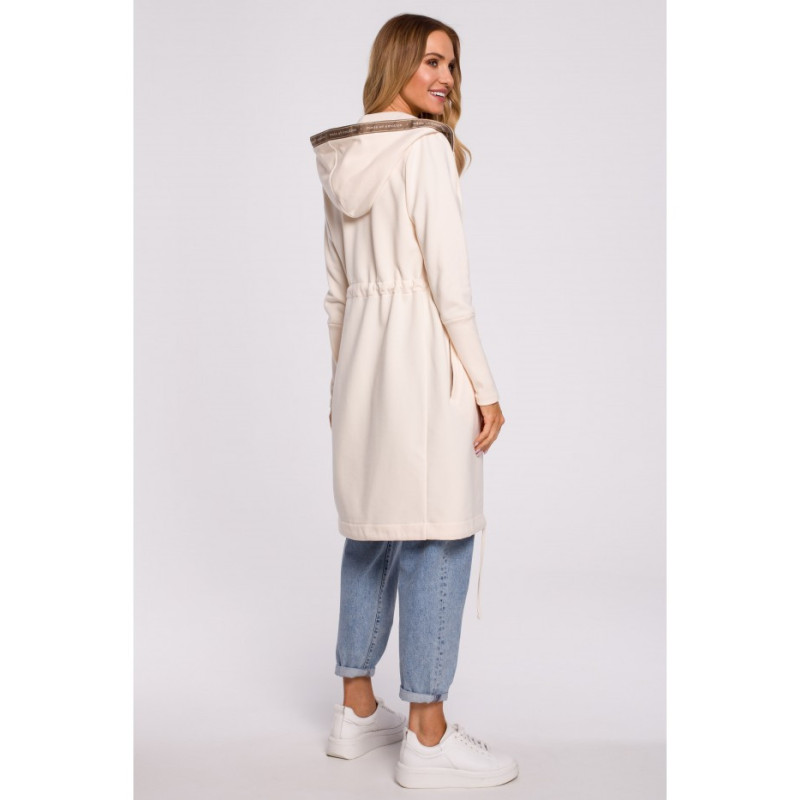 M582 Long Hooded Sweatshirt - Vanilla