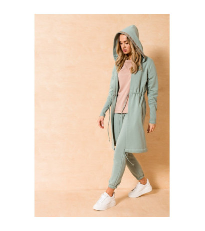 M582 Long Hooded Sweatshirt - Mint