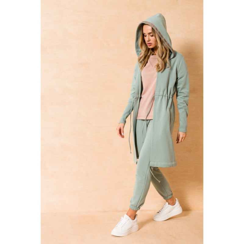 M582 Long Hooded Sweatshirt - Mint