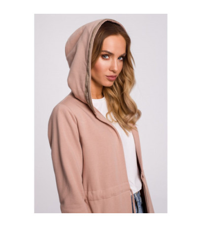 M582 Long Hooded Sweatshirt - mocha