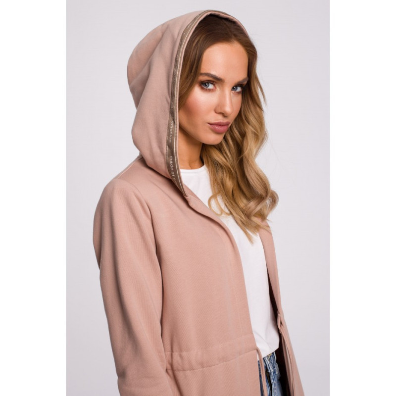 M582 Long Hooded Sweatshirt - mocha