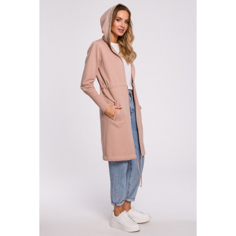 M582 Long Hooded Sweatshirt - mocha