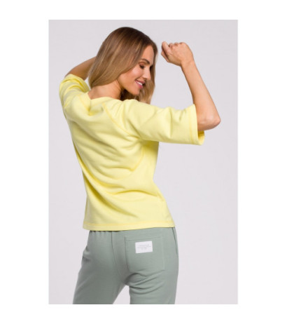 M584 Short Sleeve Sweatshirt - Lemon