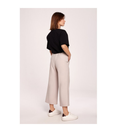 B188 Wide Leg Pants - Beige