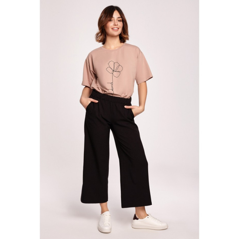 B188 Wide Leg Pants - Black