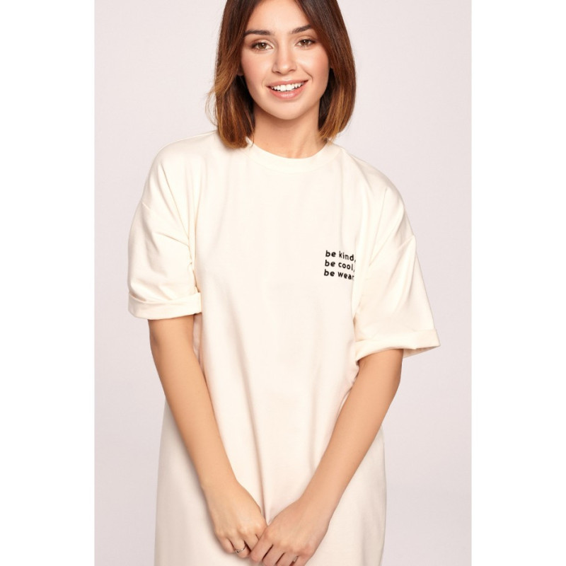 B194 T-shirt dress - cream