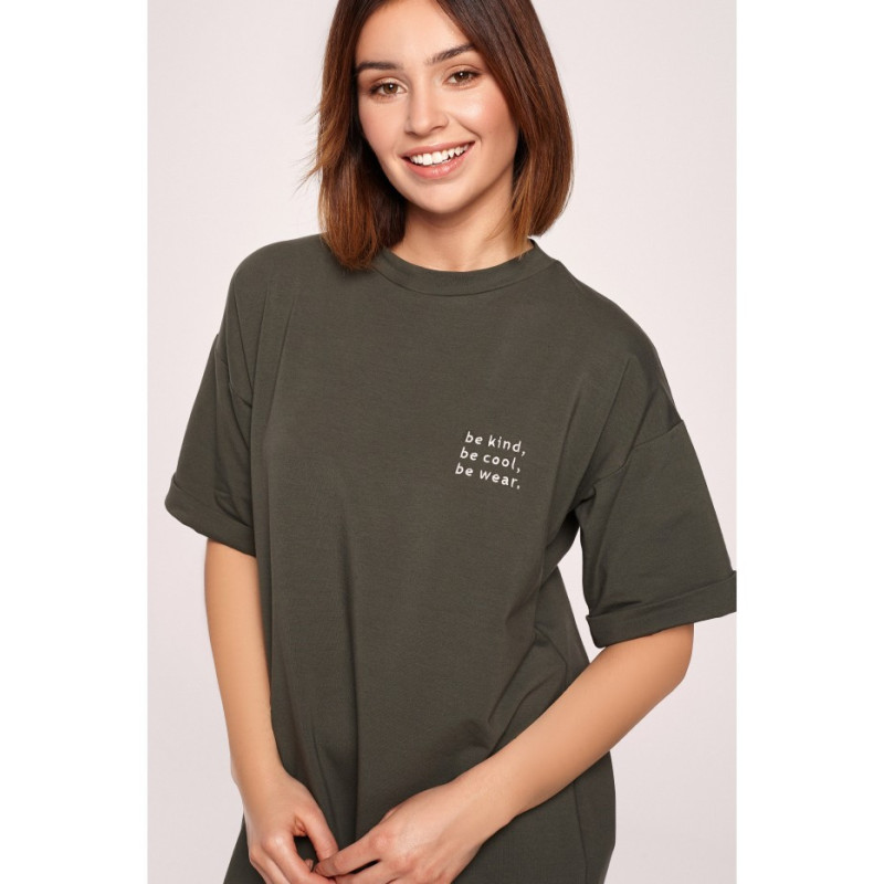 B194 T-shirt dress - military green