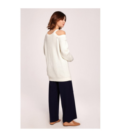 BK069 Sweater with arm cutouts - ecru