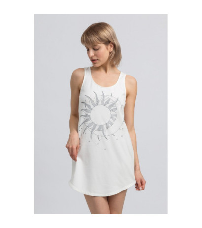 LA050 Cotton nightgown - ecru