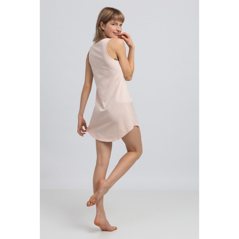 LA050 Cotton nightgown - peach