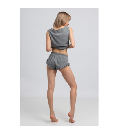 LA051 Cotton sleep shorts - gray