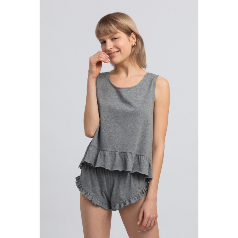 LA052 Cotton sleep shirt - gray