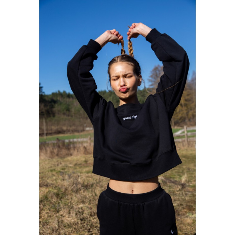 LA056 Night/day sweatshirt - black