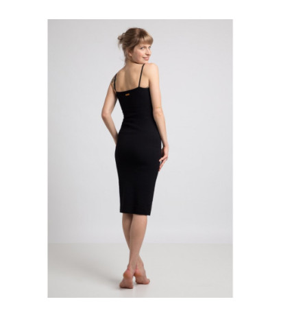 LA062 Thin Strap Dress - black