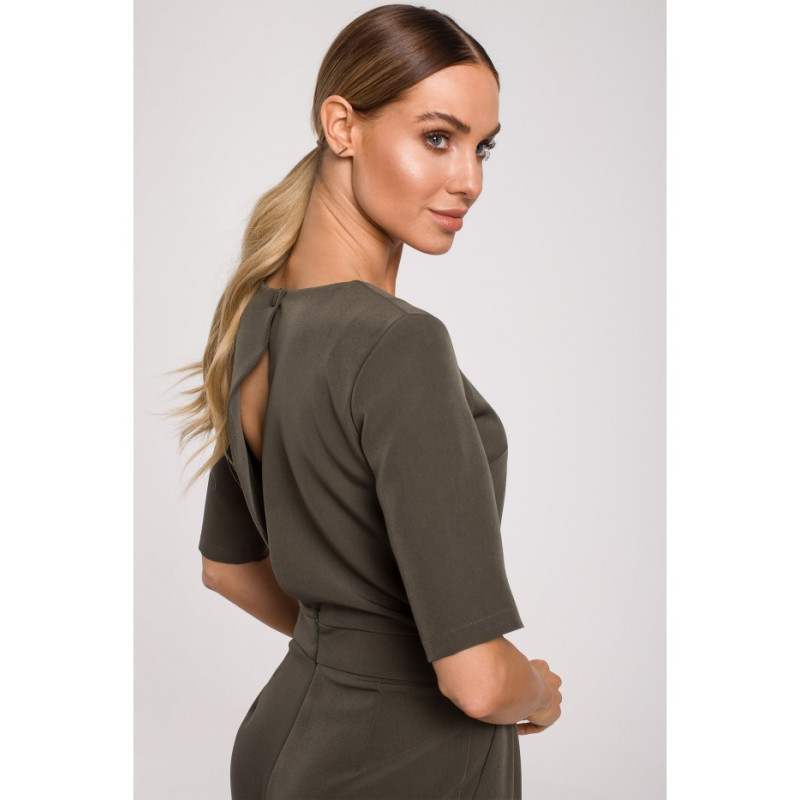 M611 Wide-legged jumpsuit - khaki