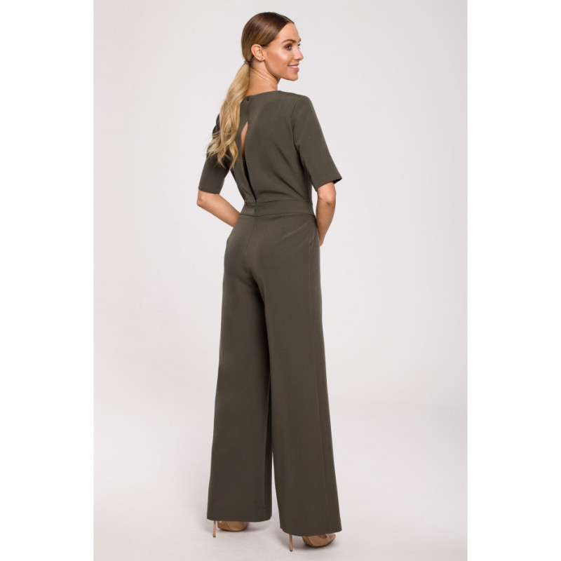 M611 Wide-legged jumpsuit - khaki