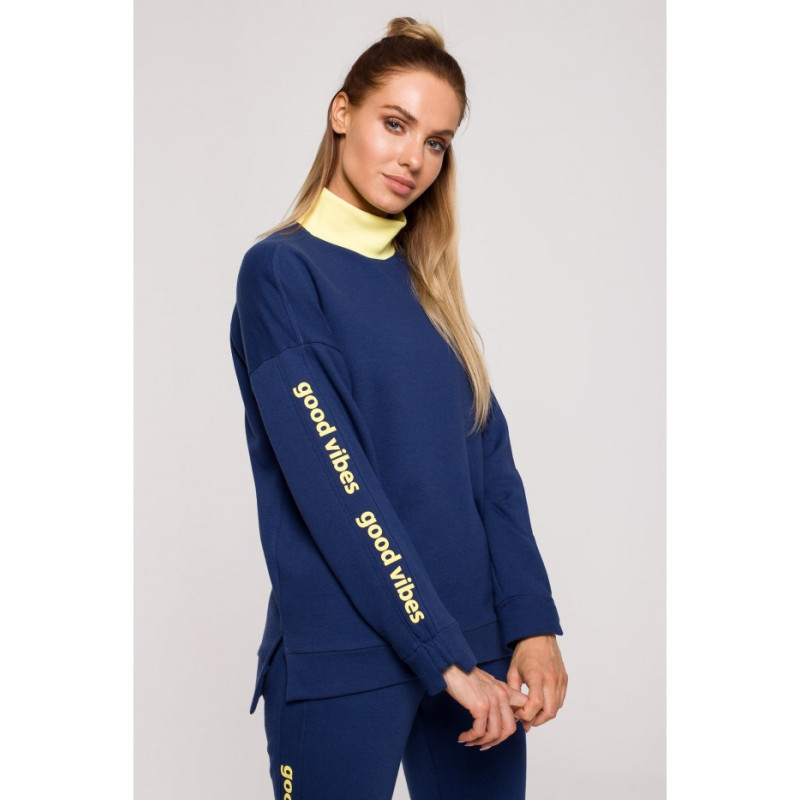 M620 GOOD VIBES logo sweatshirt - ink